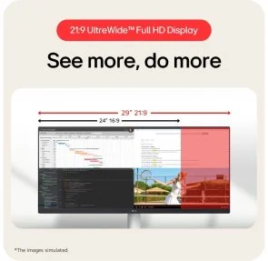 Фото: Монітор LG 29U531A-W White - 29" IPS / 2560×1080 / 100 Гц № 13 | KTC