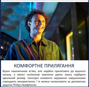 Навушники Philips TAT2000BK/00 Bluetooth Black