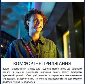 Фото: Навушники Philips TAT2000BK/00 Bluetooth Black № 4 | KTC