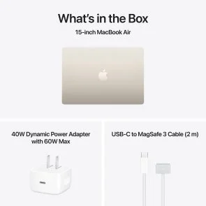 Фото: Ноутбук Apple MacBook Air 15.3 2026 M5 10GPU Starlight (MDVD4) № 9 | KTC