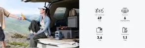 Фото: Зарядна станція Anker Solix C300XDC 140W 288Wh + сонячна панель PS60 (B1728311) № 15 | KTC