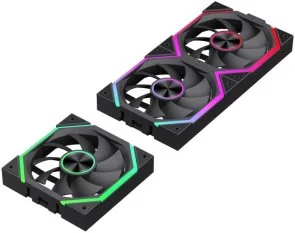 Фото: Кулер Gamemax FN12A-N2 Wireless Black 3pcs (FN12A-N2 WL) № 2 | KTC
