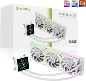 Фото: Система рідинного охолодження Gamemax Hailstorm 360 WH (HAILSTORM 360 WH) № 11 | KTC