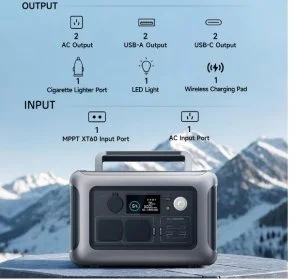 Фото: Зарядна станція Allpowers R600 600W 299Wh (R600) № 8 | KTC