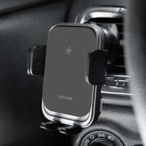 Фото: Кріплення для мобільного телефону Proove Nitro Charge 15W Dark Gray (WHNC15002001) № 3 | KTC