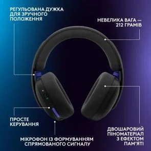 Фото: Навушники Logitech G325 Lightspeed Black (981-001524) № 9 | KTC