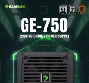 Фото: Блок живлення Gamemax 750W GE-750 № 9 | KTC