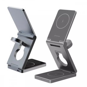 Бездротовий зарядний пристрій Proove Titan Volt 3in1, Gray