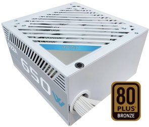  Блок живлення AZZA 650W PSAZ-650W White (PSAZ-650B-WHITE)