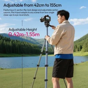 Фото: Штатив Ulanzi TT39 Video Tripod (S019) № 8 | KTC