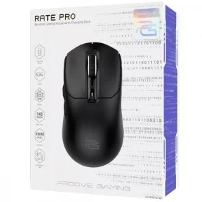 Фото: Миша Proove Rate Pro with Charging Dock WL/BT/USB Black (WMRPCD022001) № 6 | KTC