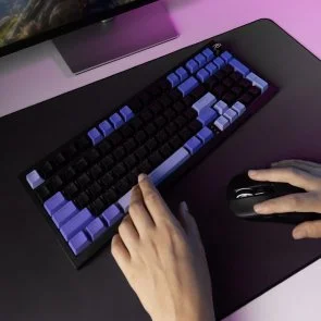 Фото: Клавіатура Proove Gaming Slicker Special Edition Huano Kobe WL/BT/USB White/Purple (WKSLSE022416) № 16 | KTC