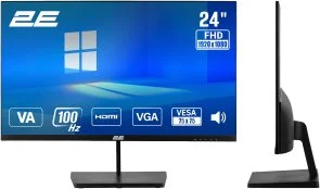 Фото: Монітор 2E B2425B Black (2E-B2425B-01.EU) - 23.8" VA / 1920×1080 / 100 Гц / AMD FreeSync № 7 | KTC