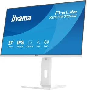 Фото: Монітор iiyama XB2797QSU-W1 White - 27" IPS / 2560×1440 / 75 Гц / Adaptive Sync / Pivot / HAS № 6 | KTC