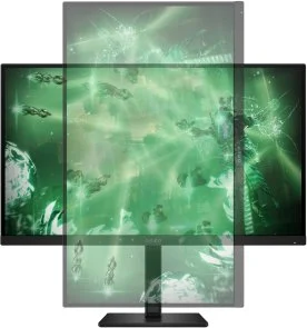 Фото: Монітор HP Omen 27qz Black (AK2B3AA) - 27" IPS / 2560×1440 / 165 Гц / AMD FreeSync / Pivot / HAS № 4 | KTC
