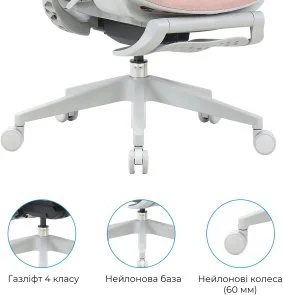 Фото: Крісло OfficePro Elite OC950GLP Gray/Light Pink № 20 | KTC