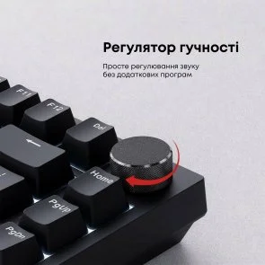Фото: Клавіатура Ajazz AK820 Red Switch ENG/UKR USB Black (AK820-R-B) № 16 | KTC