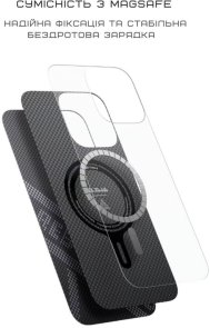 Чохол Pitaka for Apple iPhone 16 Pro - Tactile Woven Re-TROS Rebuilding (KI1601RTR)