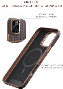 Чохол Pitaka for Apple iPhone 16 Pro - Military-Grade Protective Sunset (KI1601CPSU)