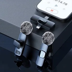 Фото: Радіосистема Media-Tech USB-C / Lightning 2-Pack Micro-Mic Duo MT416 Black № 10 | KTC