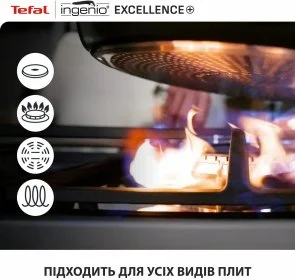 Фото: Набір сковорідок Tefal Ingenio Excellence+ 24cm/ 28cm 3pcs (P0009553) № 11 | KTC