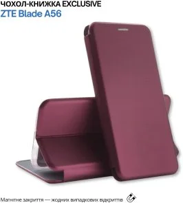 Фото: Чохол BeCover for ZTE Blade A56 - Exclusive Red Wine (715484) № 6 | KTC