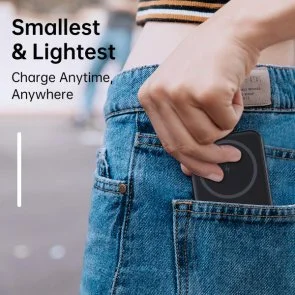 Фото: Батарея універсальна Choetech B709 Magnetic Wireless 5000mAh 20W Qi 15W Black (B709-CCBK) № 6 | KTC