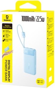 Батарея універсальна Baseus EnerFill FC11 10000mAh 22.5W Blue (E0027R06)