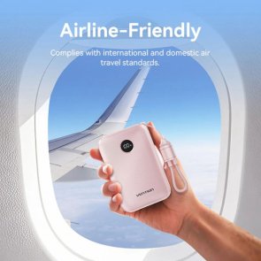 Батарея універсальна Vention FKAP0 10000mAh 22.5W Pink (FKAP0-C)