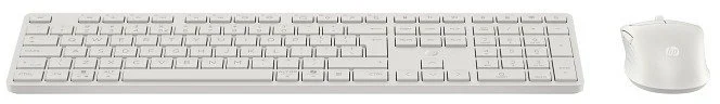 Фото: Комплект клавіатура+миша HP 490C Wireless White (BE1M5AA) № 3 | KTC