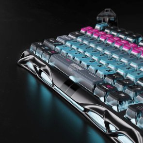 Клавіатура Gravastar Mercury V75 Pro 80key GravaStar x Gateron Magnetic Jade Gaming USB Cyberpunk