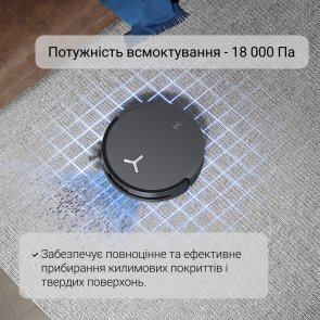 Робот-пилосос ECOVACS DEEBOT X8 Pro Omni Black (X8 Pro Omni BL)