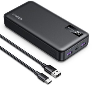  Батарея універсальна UGREEN PB312 20000mAh 22.5W Black (UGR-25683)