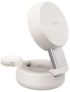 Фото: Бездротова зарядна станція Belkin Modular Charging Dock with Qi2 25W Sand (WIZ043KQSD) № 3 | KTC