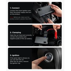 Фото: Бустер UGREEN ES702 Car Jump Starter Black (UGR-35977) № 5 | KTC