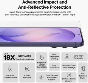 Фото: Захисне скло Belkin for Samsung Galaxy S26 Ultra - Titan SmartShield (OVB074HQ) № 12 | KTC