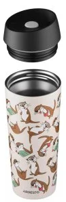 Фото: Термочашка Ardesto Coffee Time Otter 450ml Beige (AR2645OT) № 4 | KTC