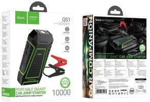 Фото: Бустер Hoco QS1 Spring car emergency start-up power bank (6942007611435) № 7 | KTC