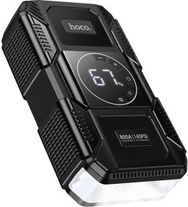 Фото: Бустер Hoco QS6 Clever Intelligent air pump+emergency start-up power bank (6942007673013) № 2 | KTC