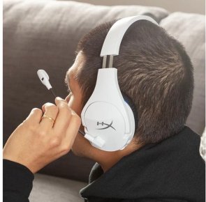 Гарнітура накладна HyperX Cloud Stinger Core для PS5/PS4 Bluetooth, White/Blue ( Gaming )