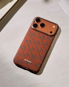 Фото: Чохол Pitaka for Apple iPhone 17 Pro Max - Edge Ultra-Slim Monogram Blue/Orange (KI1703PTKP) № 7 | KTC