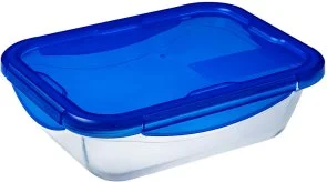 Фото: Форма Pyrex CK GO 20x15x5cm 0.8L Clear/Blue (281PG00) № 2 | KTC