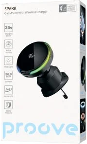 Фото: Кріплення для мобільного телефону Proove Spark QI2 25W Black (WHSQ25002001) № 6 | KTC