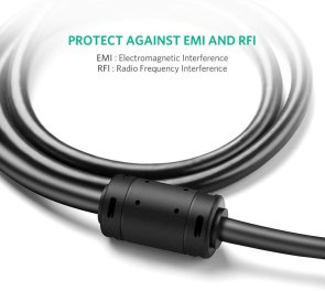Кабель UGREEN VG101 VGA / VGA 1.5m Black (11630)