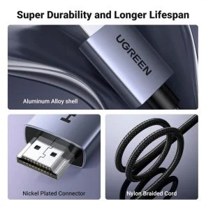 Фото: Кабель UGREEN HD153 v2.0 HDMI / HDMI 3m Black (25300) № 5 | KTC