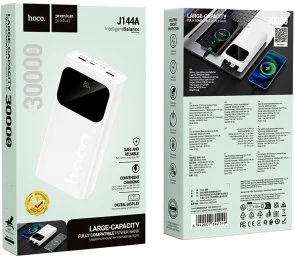 Фото: Батарея універсальна Hoco J144A Hymn 30000mAh White (6942007642149) № 3 | KTC