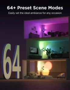 Фото: Торшер Govee H60B2 Tree Floor Lamp Black (H60B2311) № 3 | KTC