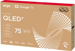 Телевізор QLED Ergo 75JUQ7500 (Google TV, Wi-Fi, 3840x2160)