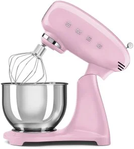 Фото: Планетарний міксер Smeg Style Aesthetic Pink (SMF05PKEU) № 3 | KTC