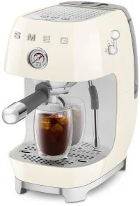 Фото: Ріжкова кавоварка Smeg Style Aesthetic Cream Glossy Finishing (ECF03CREU) № 11 | KTC
